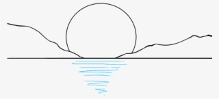 How To Draw Sunset - Sketch