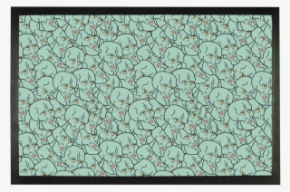 "handsome Squidward Sublimation Doormat\ - Motif