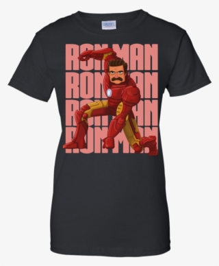 Ron Man Ron Swanson T Shirt & Hoodie - T-shirt