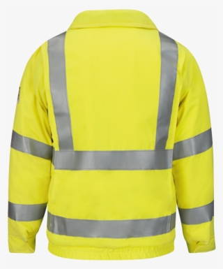 Roll Over Image To Zoom - Yellow Hi Vis Bomber Jacket