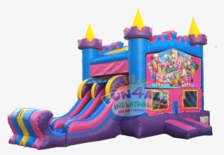 Shopkins Boune House Slide Rental - Barbie Bounce House Rental
