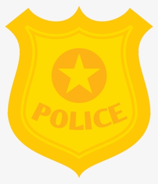 Police Badge Png - Yellow Police Badge Cartoon