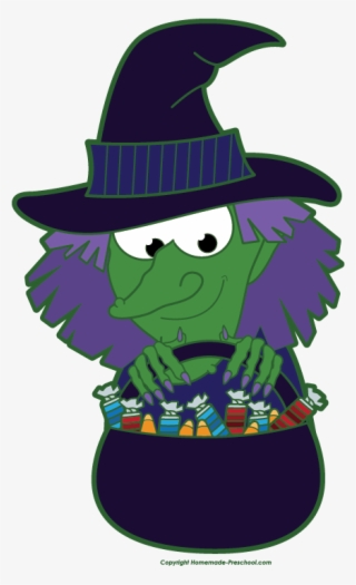 Free Clip Art Witch Clipart Image - Candy Witch Clipart