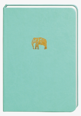 Mint Elephant Notebook - Jaguar