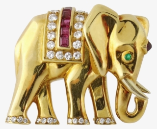 Cartier K Gold Diamond - Indian Elephant
