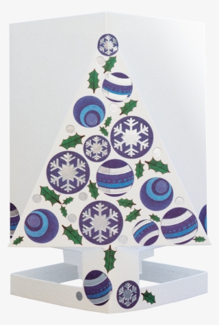 Cardle Christmas Tree Blue-silver - Craft