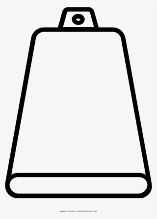 Cowbell Coloring Page - Cowbell Clipart