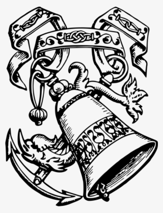 Anchor Jangkar Coloring Book Poetical Works Drawing - Bell Of Santa Drawing