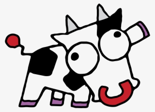 Kooky Cow Logo Png Transparent - Adesivo Vaca Louca