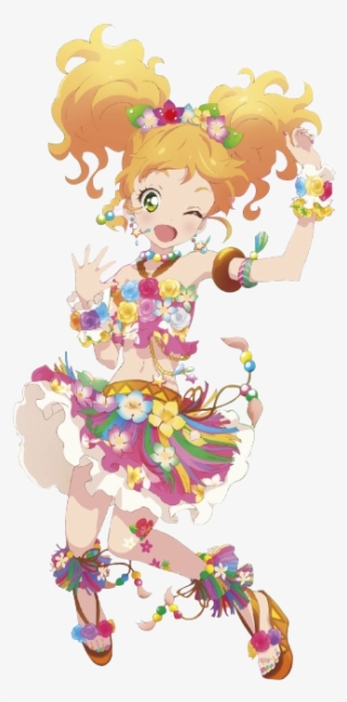 Yuzu Tropical Hula Girl Coord Dvd Version - Aikatsu Yuzu Renders