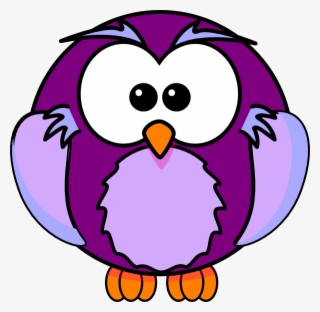 Purple Cow Clip Art - Cartoon Owl