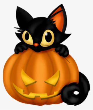 Nonetheless, It Is Always Fun To Recite The Fables - Black Cat Halloween Clipart
