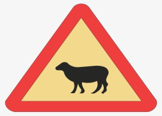 Danger Animals Triangle Signal - Traffic Sign
