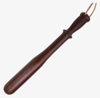 Dark Brown Real Wooden Tire Thumper - Sword