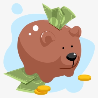 Bear Market Cash - Cartoon