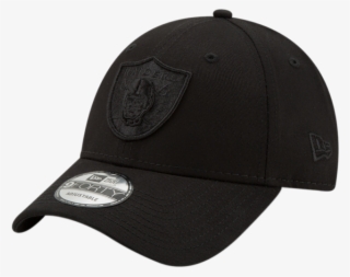 Oakland Raiders New Era 940 All Black Snapback Cap - Quiksilver Hats
