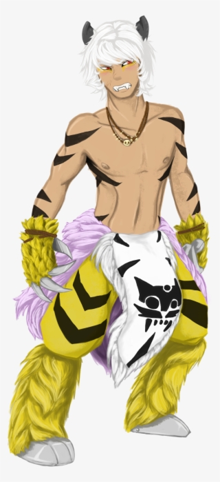 “ My Tribal Raikou Gijinka, Kenai Cuz Yea ” - Illustration