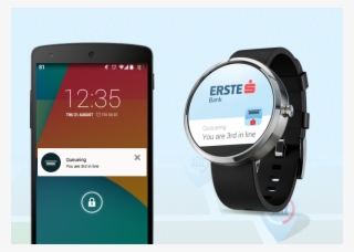 Queueing App On Mobile Phone And Android Wear - Iphone