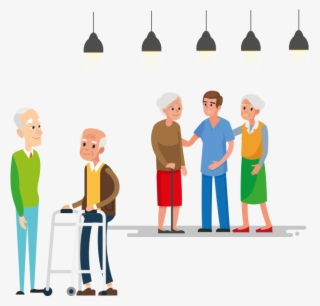 Light Particularly Affects The Sleep Of Elderly People - Illustration