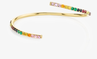 Rainbow Bypass Bracelet - Bangle