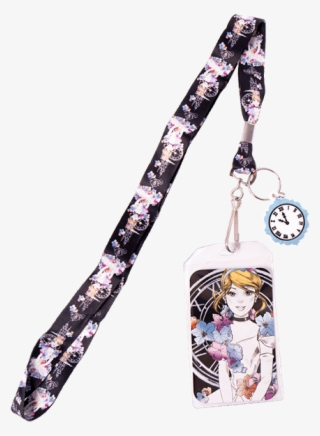 Cinderella Floral Loungefly Lanyard - Cartoon