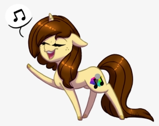 Ghostlymarie, Chibi, Eyes Closed, Music Notes, Oc, - Cartoon