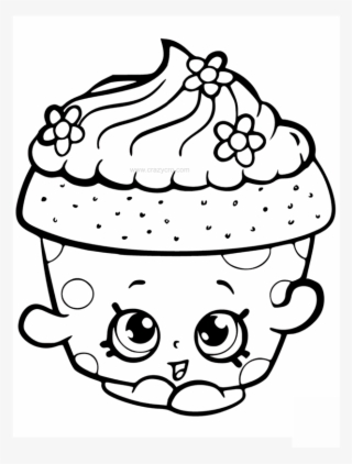 Download Transparent 640 X 905 3 - Cute Cupcake Coloring Pages - PNGkit