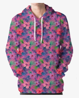 Vaporwave Flower Sweater - Sweatshirt