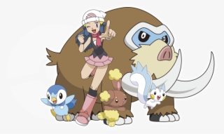 Buneary - Mamoswine - Pachirisu - Piplup - Pokemon Zorua As Dawn
