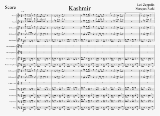 Kashmir Sheet Music Composed By Led Zeppelin Marques - Ek Ladki Ko Dekha Sheet Music