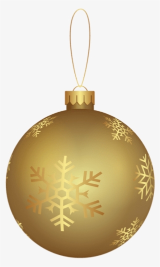 Free Png Christmas Ornament Gold Png Images Transparent - Ornament Blue Clipart