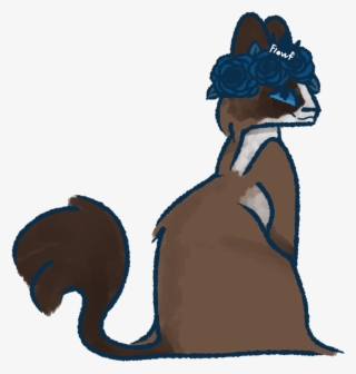 Flowf Cat Blue - Cartoon