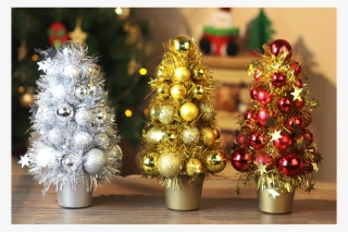 Silver White Gold Foil Material Mini Size Christmas - Christmas Lights