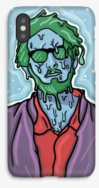 Green Melting Guy Case Iphone X - Cartoon