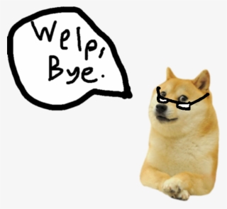 Doge - Retire - Doggo With Transparent Backgrounds