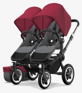 Ruby Red - Bugaboo Stroller Donkey Twin