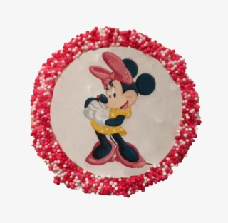 Minnie Mouse Sugar Cookies With Nonpareils - Cartoon
