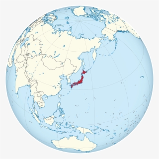 Japan On The Globe - Japan Map Earth