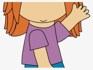 Little Girl Clipart Walking - Clip Art