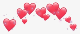 Heart Hearts Crown Emoji Emojis Tumblr Png Heart Crown - Transparent Heart Crown Png