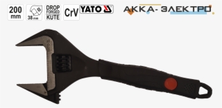 Ключ Разводной С Обрезиненной Ручкой 200мм Crv Yato - Adjustable Spanner