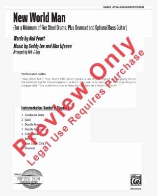 New World Man Thumbnail New World Man Thumbnail - Nothing's Gonna Stop Us Now Drums