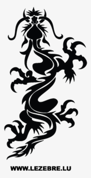 Sticker Decal Chinese Dragon Free Clipart Hq Clipart - Illustration