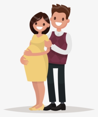 That's Where Parent Step By Step Comes In Parent Step - Pregnant Couple Vector Gif