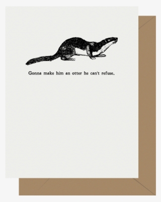 Make Him An Otter He Can't Refuse The Godfather - Otter Godfather