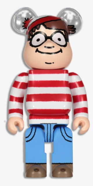 Medicom Toy Be@rbrick Where's Wally 400% Multi-coloured - Bearbrick