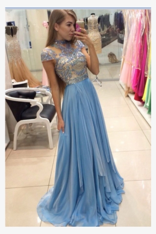 Jpg Transparent Blue Evening Dresses - Cute Prom Dresses Light Blue