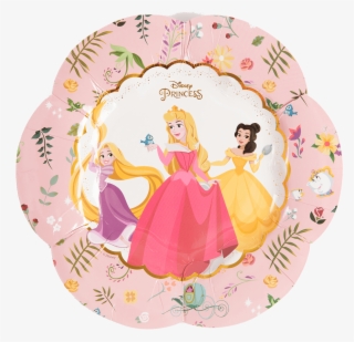 Disney Princess True Shapes Paper Plates - True Princess Paper Plates