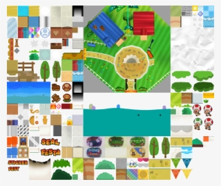 Click For Full Sized Image Decalburg - Paper Mario Sticker Star World Map