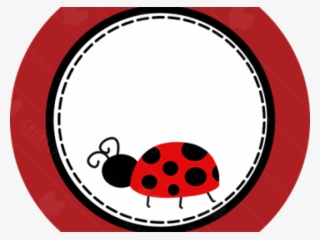 Plate Clipart Paper Plate - Adesivo Joaninha Lady Bug